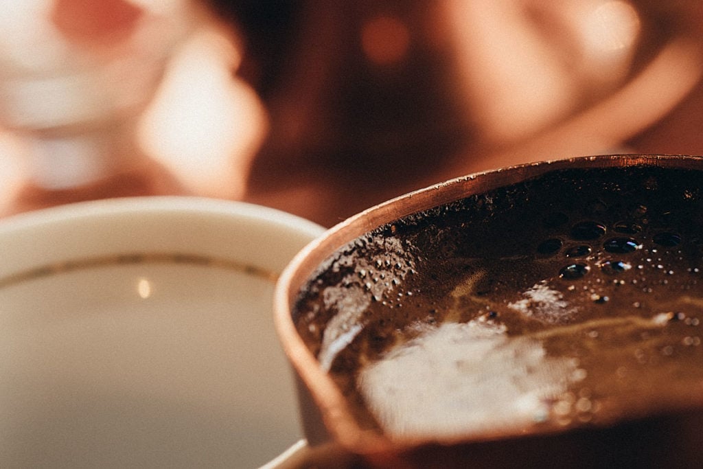 Bosnian Turkish coffee in Sarajevo