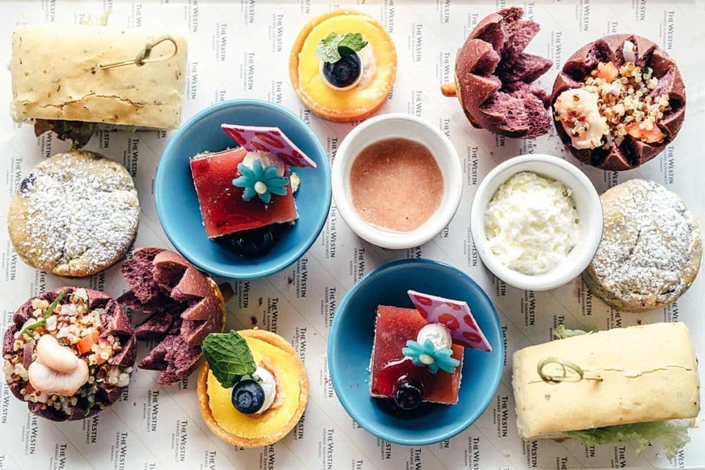 Zest Bar & Terrace high tea
