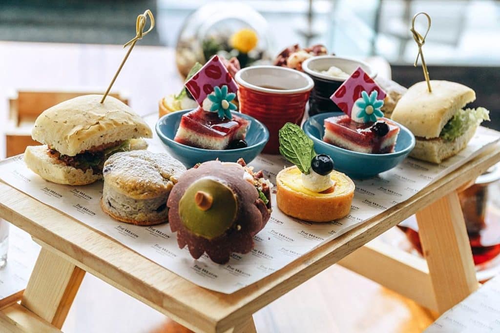 Zest Bar & Terrace high tea