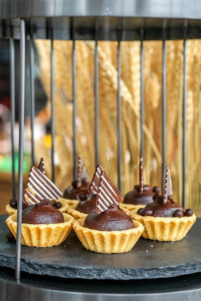 Mini chocolate tart