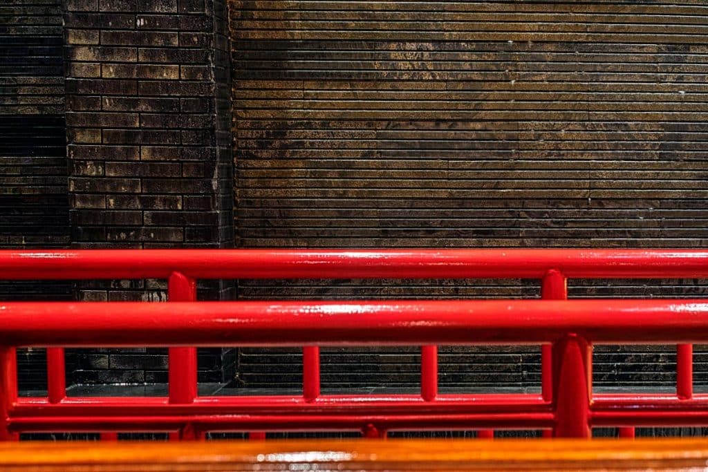 red chinese fence