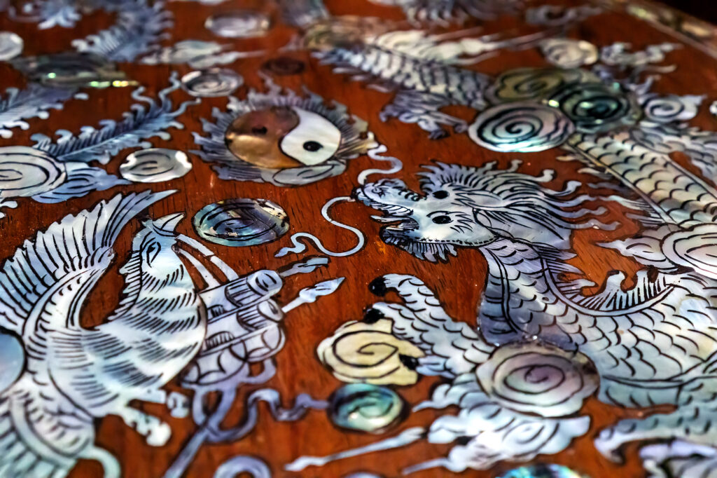 mother of pearl inlay