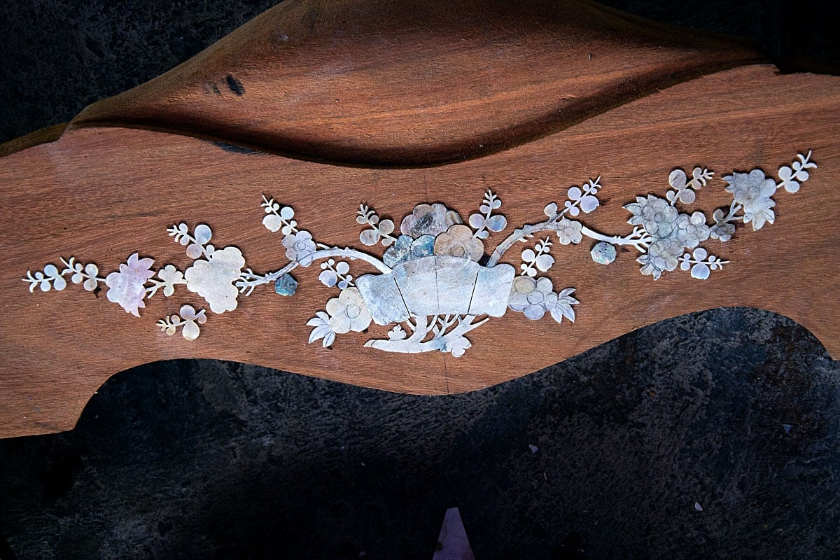 mother of pearl inlay